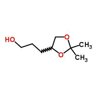2,2-Dimethyl-1,3-dioxolane-4-propanolStructure,6318-30-5Structure 2,2-Dimethyl-1,3-dioxolane-4-propanol Structure,6318-30-5Structure