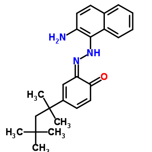 2-[(2-氨基-1-萘)氮雜]-4-(1,1,3,3-四甲基丁基)苯酚結構式_63216-94-4結構式
