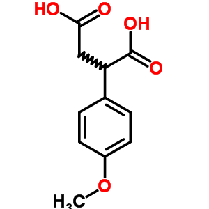 2-(4-甲氧基苯基)-琥珀酸結(jié)構(gòu)式_6331-59-5結(jié)構(gòu)式