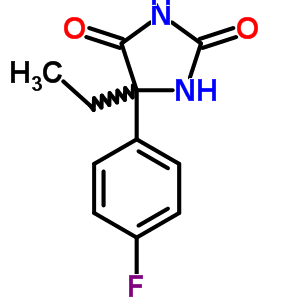 5-Ethyl-5-(4-fluorophenyl)imidazolidine-2,4-dioneStructure,6331-66-4Structure 5-Ethyl-5-(4-fluorophenyl)imidazolidine-2,4-dione Structure,6331-66-4Structure