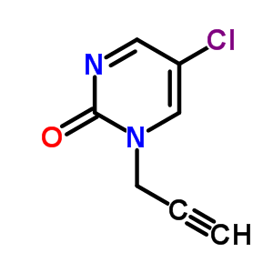 1-炔丙基-5-氯嘧啶-2-酮結構式_63331-26-0結構式