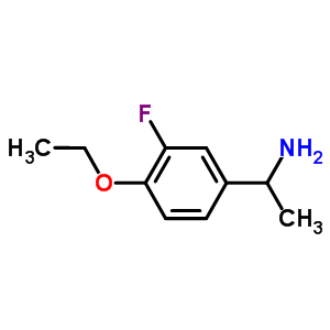 1-(4-Ethoxy-3-fluorophenyl)ethanamineStructure,634150-90-6Structure 1-(4-Ethoxy-3-fluorophenyl)ethanamine Structure,634150-90-6Structure