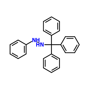 1-苯基-2-三苯甲游基肼結(jié)構(gòu)式_63418-38-2結(jié)構(gòu)式