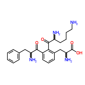 苯丙氨酰-賴氨酰-苯丙氨酸結(jié)構(gòu)式_63472-64-0結(jié)構(gòu)式