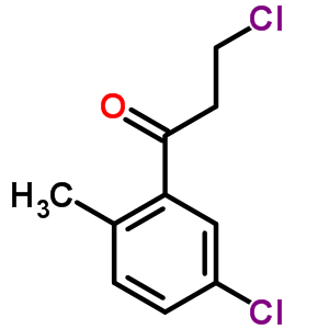 3-Chloro-1-(5-chloro-2-methylphenyl)-1-propanoneStructure,63549-33-7Structure 3-Chloro-1-(5-chloro-2-methylphenyl)-1-propanone Structure,63549-33-7Structure