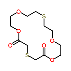 2,6-Diketo-4,13-dithia-18-crown-6Structure,63689-65-6Structure 2,6-Diketo-4,13-dithia-18-crown-6 Structure,63689-65-6Structure