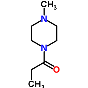 (9ci)-1-甲基-4-(1-氧代丙基)-哌嗪結構式_63867-55-0結構式