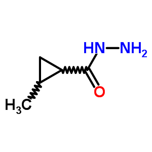 2-甲基環(huán)丙烷碳酰肼結(jié)構(gòu)式_63884-38-8結(jié)構(gòu)式