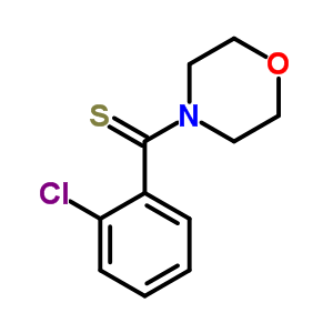 Methanethione,(2-chlorophenyl)-4-morpholinyl-Structure,6391-91-9Structure Methanethione,(2-chlorophenyl)-4-morpholinyl- Structure,6391-91-9Structure