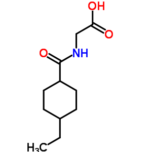 (9ci)-n-[(4-乙基環(huán)己基)羰基]-甘氨酸結(jié)構(gòu)式_639463-76-6結(jié)構(gòu)式