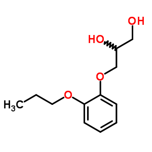 3-(O-propoxyphenoxy)-1,2-propanediolStructure,63991-76-4Structure 3-(O-propoxyphenoxy)-1,2-propanediol Structure,63991-76-4Structure