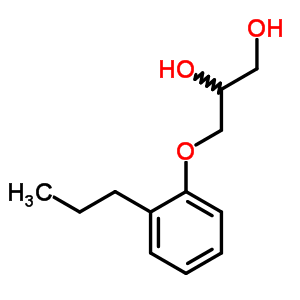 3-(O-propylphenoxy)-1,2-propanediolStructure,63991-78-6Structure 3-(O-propylphenoxy)-1,2-propanediol Structure,63991-78-6Structure