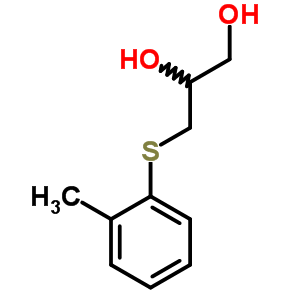 3-(O-tolylthio)-1,2-propanediolStructure,63991-88-8Structure 3-(O-tolylthio)-1,2-propanediol Structure,63991-88-8Structure