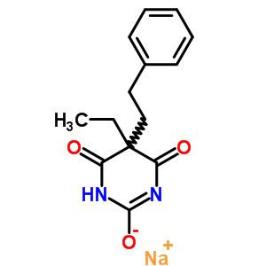 5-Ethyl-5-phenethyl-2-sodiooxy-4,6(1h,5h)-pyrimidinedioneStructure,64038-23-9Structure 5-Ethyl-5-phenethyl-2-sodiooxy-4,6(1h,5h)-pyrimidinedione Structure,64038-23-9Structure