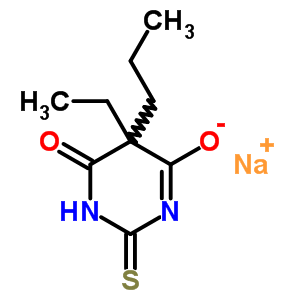 5-Ethyl-5-propyl-2-sodiothio-4,6(1h,5h)-pyrimidinedioneStructure,64038-28-4Structure 5-Ethyl-5-propyl-2-sodiothio-4,6(1h,5h)-pyrimidinedione Structure,64038-28-4Structure