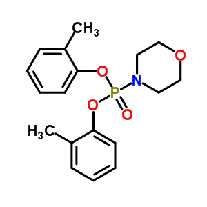 嗎啉磷酸二鄰甲苯酯結構式_64039-15-2結構式