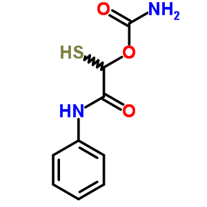疏基乙酰苯胺氨基甲酸酯結(jié)構(gòu)式_64046-58-8結(jié)構(gòu)式