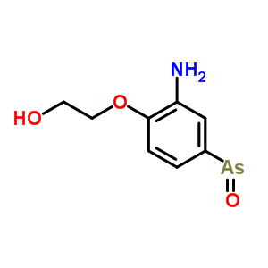 [3-氨基-4-(2-羥基乙氧基)苯基]胂氧化物結(jié)構(gòu)式_64048-94-8結(jié)構(gòu)式