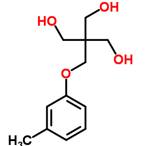 2-(羥基甲基)-2-(間甲苯氧基甲基)-1,3-丙二醇結構式_64049-36-1結構式