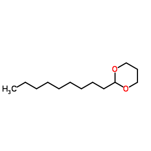 2-Nonyl-1,3-dioxaneStructure,6413-70-3Structure 2-Nonyl-1,3-dioxane Structure,6413-70-3Structure