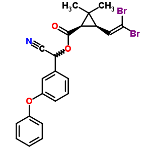 反式-溴氰菊酯結(jié)構(gòu)式_64363-96-8結(jié)構(gòu)式