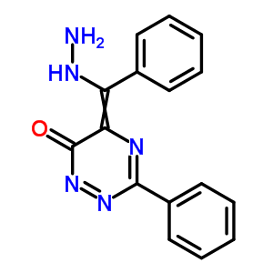 5-(Hydrazinyl-phenyl-methylidene)-3-phenyl-1,2,4-triazin-6-oneStructure,64445-45-0Structure 5-(Hydrazinyl-phenyl-methylidene)-3-phenyl-1,2,4-triazin-6-one Structure,64445-45-0Structure