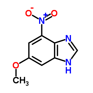 1H-benzimidazole,6-methoxy-4-nitro-(9ci)Structure,64457-68-7Structure 1H-benzimidazole,6-methoxy-4-nitro-(9ci) Structure,64457-68-7Structure