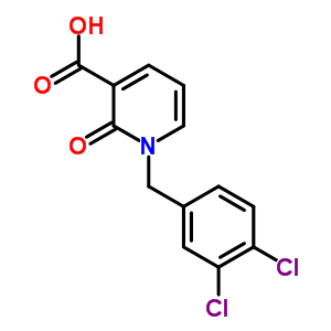 1-(3,4-Dichlorobenzyl)-2-oxo-1,2-dihydro-3-pyridinecarboxylic acidStructure,64488-03-5Structure 1-(3,4-Dichlorobenzyl)-2-oxo-1,2-dihydro-3-pyridinecarboxylic acid Structure,64488-03-5Structure