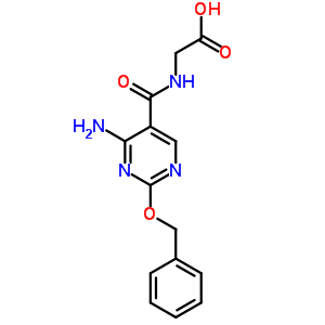 n-[[4-氨基-2-(苯基甲氧基)-5-嘧啶]羰基]-甘氨酸結(jié)構(gòu)式_64623-44-5結(jié)構(gòu)式