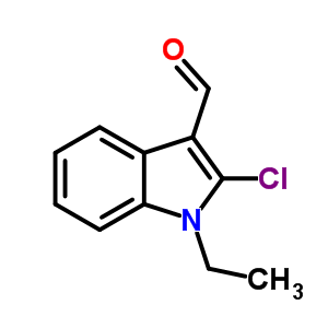 2-Chloro-1-ethyl-indole-3-carbaldehydeStructure,64788-54-1Structure 2-Chloro-1-ethyl-indole-3-carbaldehyde Structure,64788-54-1Structure