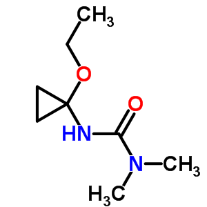 Urea,n-(1-ethoxycyclopropyl)-n,n-dimethyl-Structure,64833-45-0Structure Urea,n-(1-ethoxycyclopropyl)-n,n-dimethyl- Structure,64833-45-0Structure