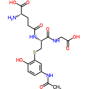 對(duì)乙酰氨基酚谷胱甘肽二鈉鹽結(jié)構(gòu)式_64889-81-2結(jié)構(gòu)式