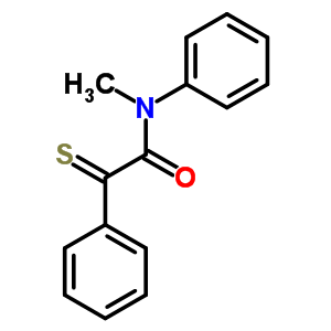 Benzeneacetamide,n-methyl-n-phenyl-a-thioxo-Structure,65117-43-3Structure Benzeneacetamide,n-methyl-n-phenyl-a-thioxo- Structure,65117-43-3Structure