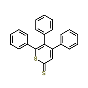4,5,6-Triphenylthiopyran-2-thioneStructure,65713-99-7Structure 4,5,6-Triphenylthiopyran-2-thione Structure,65713-99-7Structure