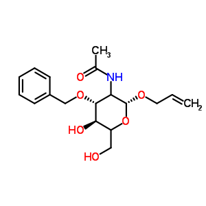 Allyl 2-acetamido-3-o-benzyl-2-deoxyhexopyranosideStructure,65730-00-9Structure Allyl 2-acetamido-3-o-benzyl-2-deoxyhexopyranoside Structure,65730-00-9Structure
