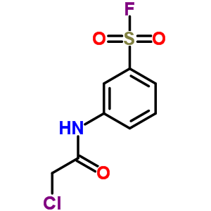 3-[(2-氯乙?；?氨基]-苯磺?；Y構式_658-97-9結構式