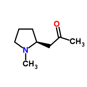 2-Propanone, 1-(1-methyl-2-pyrrolidinyl)-, (s)-(9ci)Structure,65941-22-2Structure 2-Propanone, 1-(1-methyl-2-pyrrolidinyl)-, (s)-(9ci) Structure,65941-22-2Structure