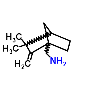 3,3-二甲基-2-亞甲基-雙環(huán)[2.2.1]庚烷-1-甲胺結(jié)構(gòu)式_66135-97-5結(jié)構(gòu)式