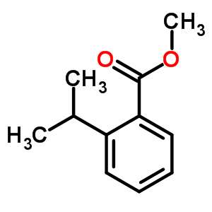 2-異丙基苯甲酸甲酯結(jié)構(gòu)式_6623-98-9結(jié)構(gòu)式