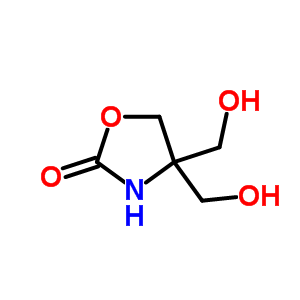 4,4-Bis(hydroxymethyl)oxazolidin-2-oneStructure,6632-49-1Structure 4,4-Bis(hydroxymethyl)oxazolidin-2-one Structure,6632-49-1Structure