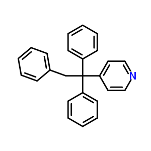 4-(1,1,2-三苯基乙基)-吡啶結(jié)構(gòu)式_6634-62-4結(jié)構(gòu)式