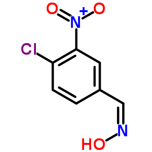 4-Chloro-3-nitrobenzaldehyde oximeStructure,66399-01-7Structure 4-Chloro-3-nitrobenzaldehyde oxime Structure,66399-01-7Structure