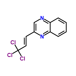2-(3,3,3-Trichloro-1-propenyl)-quinoxalineStructure,6640-58-0Structure 2-(3,3,3-Trichloro-1-propenyl)-quinoxaline Structure,6640-58-0Structure