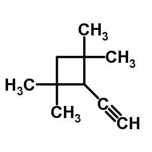 Cyclobutane, 2-ethynyl-1,1,3,3-tetramethyl-(9ci) Structure,66438-89-9Structure