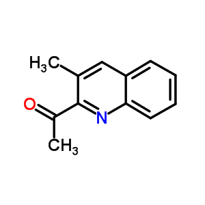 1-(3-甲基喹啉-2-基)乙酮結(jié)構(gòu)式_66635-61-8結(jié)構(gòu)式