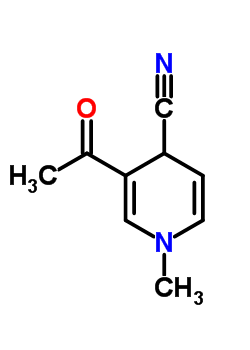(9ci)-3-乙?；?1,4-二氫-1-甲基-4-吡啶甲腈結(jié)構(gòu)式_66720-18-1結(jié)構(gòu)式