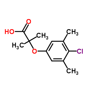 2-(4-Chloro-3,5-dimethylphenoxy)-2-methylpropanoic acidStructure,667436-01-3Structure 2-(4-Chloro-3,5-dimethylphenoxy)-2-methylpropanoic acid Structure,667436-01-3Structure