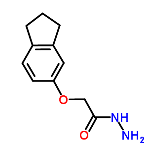 2-(2,3-dihydro-1H-inden-5-yloxy)acetohydrazideStructure,667437-07-2Structure 2-(2,3-dihydro-1H-inden-5-yloxy)acetohydrazide Structure,667437-07-2Structure