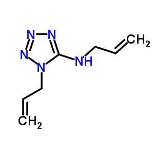 1H-tetrazol-5-amine, n, 1-di-2-propenyl-Structure,66907-70-8Structure 1H-tetrazol-5-amine, n, 1-di-2-propenyl- Structure,66907-70-8Structure