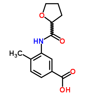 Benzoic acid, 4-methyl-3-[[(tetrahydro-2-furanyl)carbonyl]amino]-(9ci) Structure,669704-14-7Structure